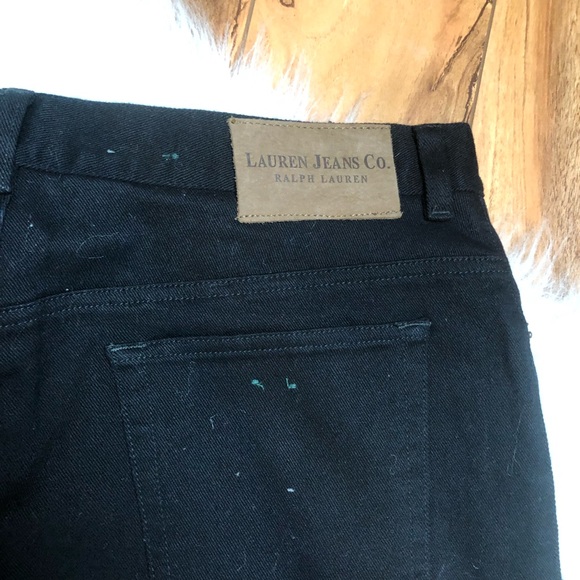Ralph Lauren Lauren Jeans Co. Black Plus Jeans - Picture 4 of 5